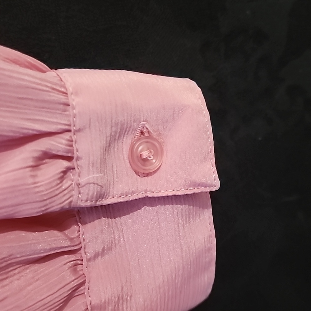 Vintage Pykettes Pink Blouse Top - Picture 4 of 6